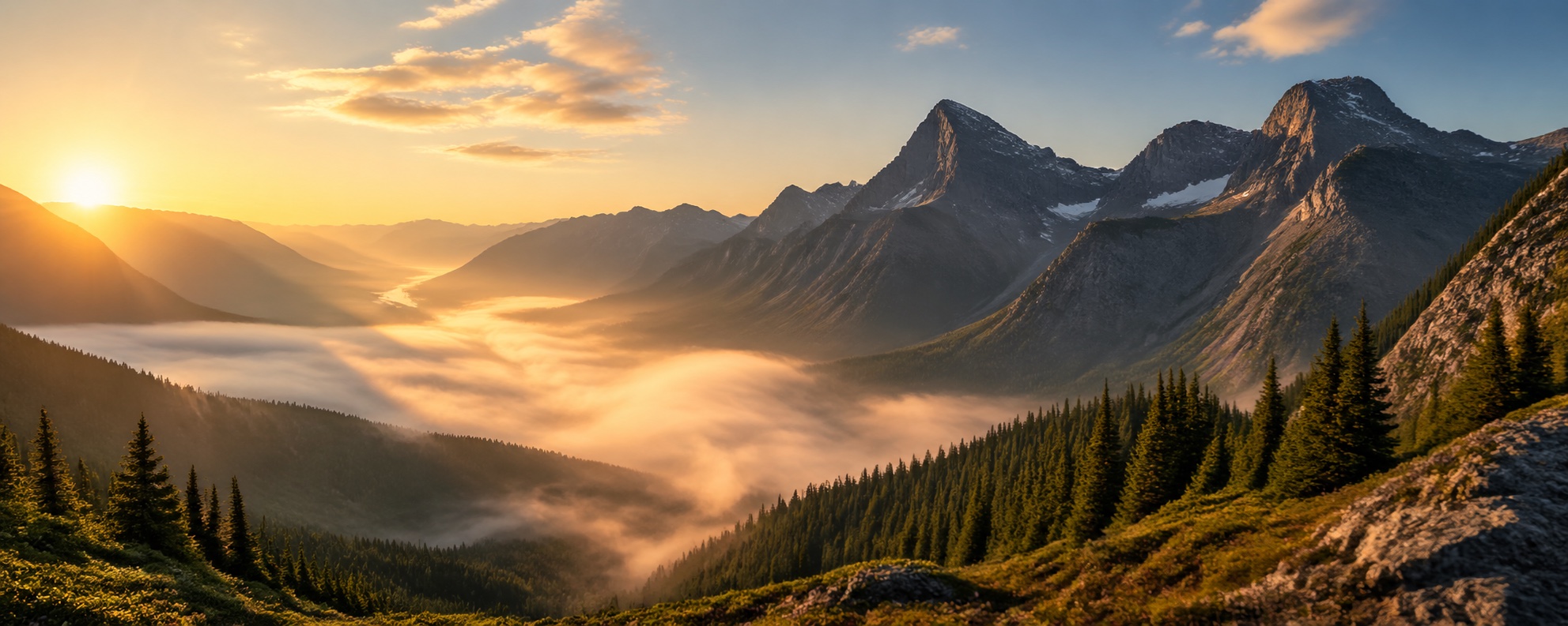 Photorealistic mountain landscape — Nano Banana 2 style example